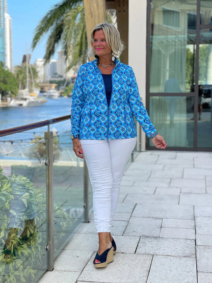 BAHAMA BLUE TURTLE FULL ZIPPER