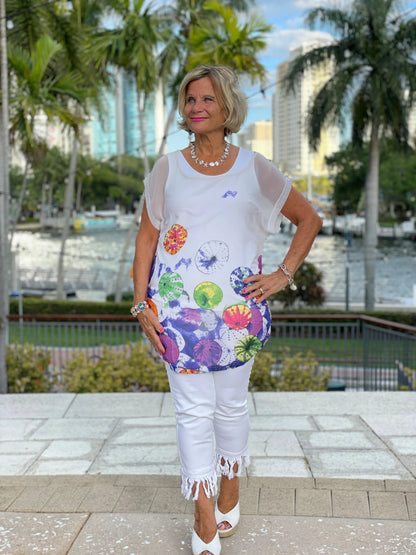 CHIFFON WHITE BLOUSE