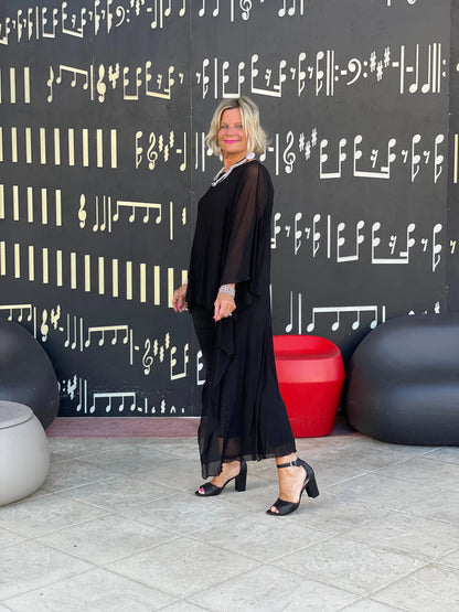 BLACK SPLASH TUNIC
