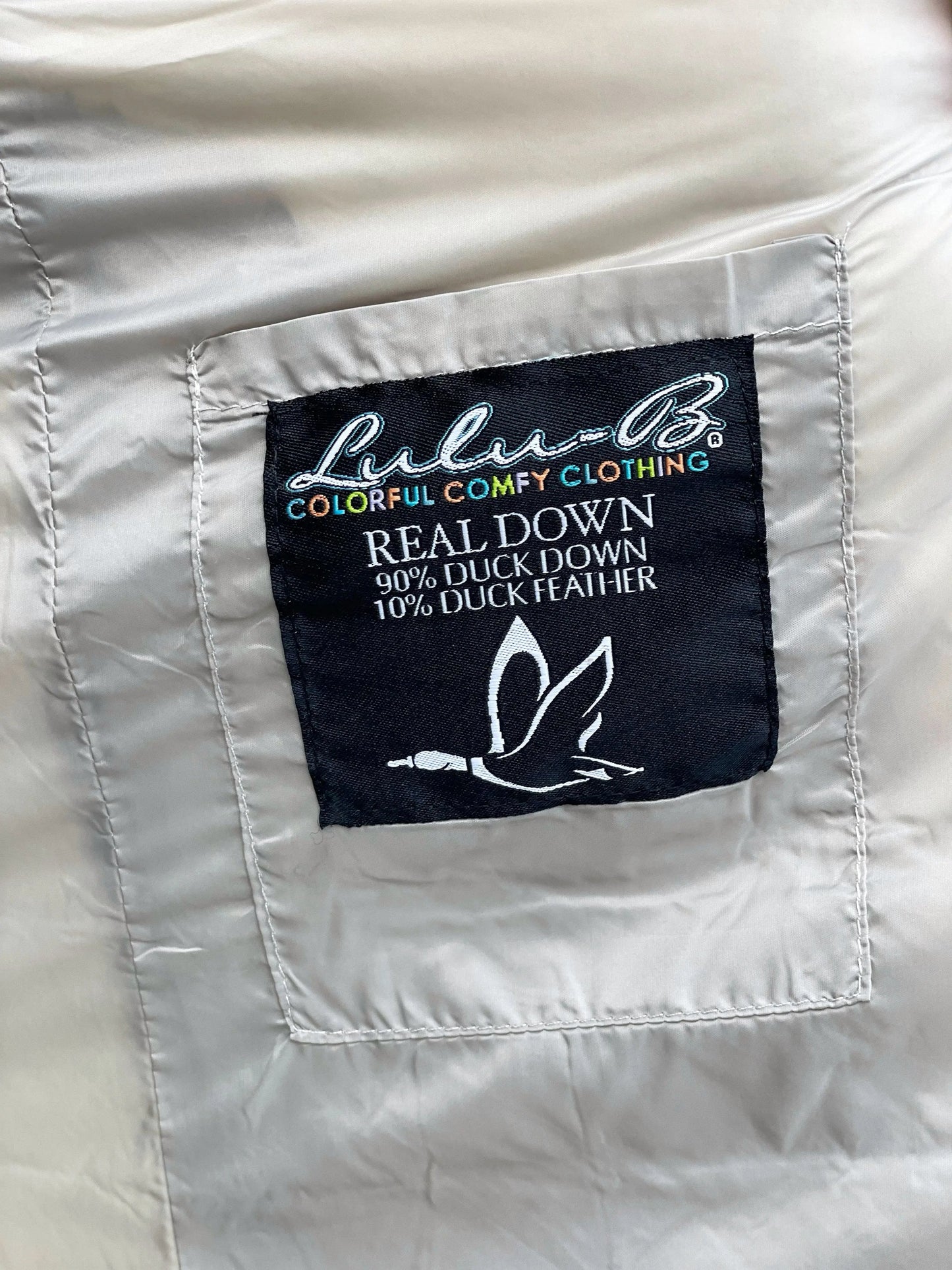 LULU-B SILVER PUFFER VEST