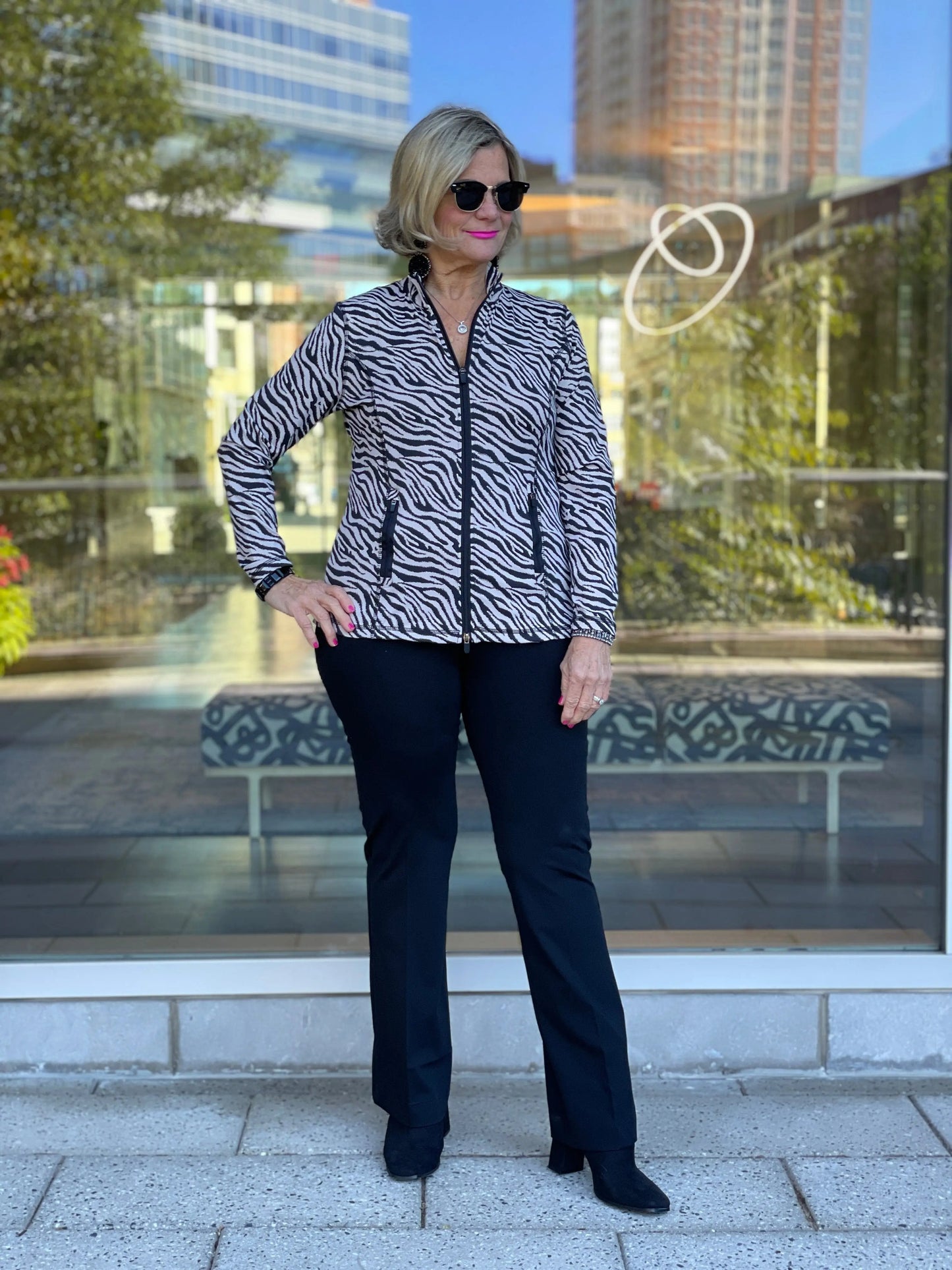 ATLANTA NIGHTS ZIPPER JACKET
