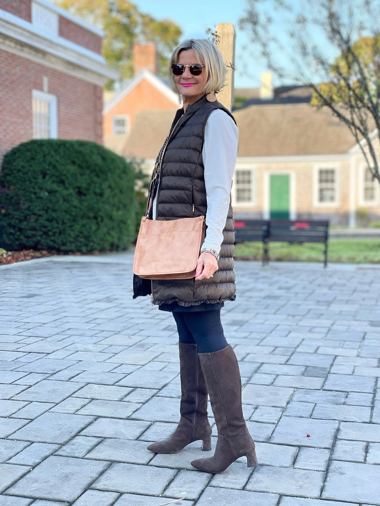 LULU-B OLIVE PUFFER VEST