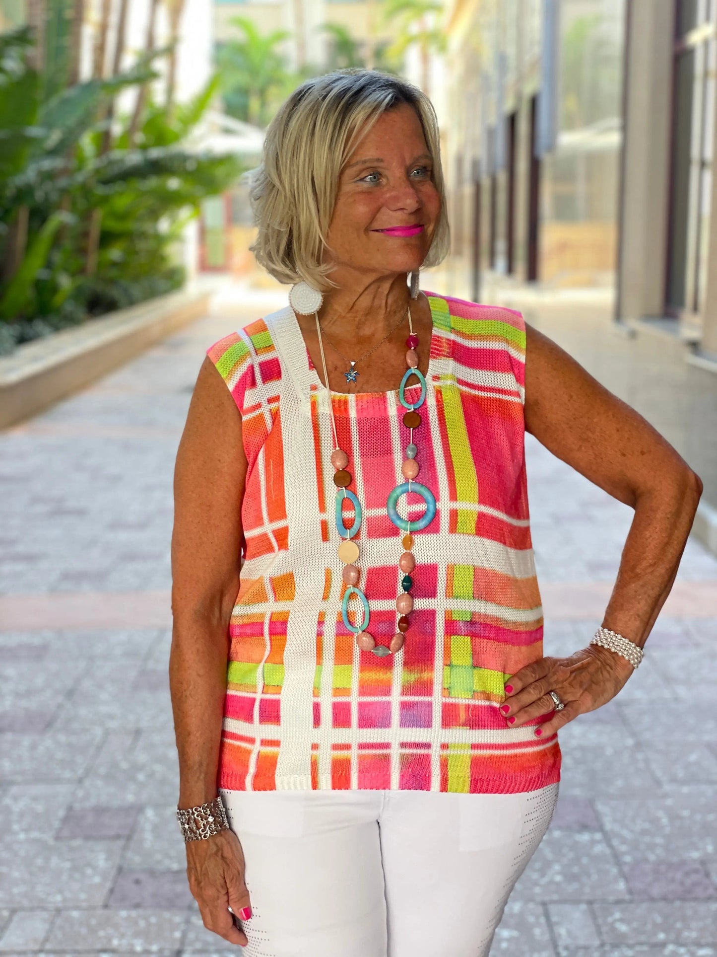 Ethyl The Sweater Tank - ORANGE