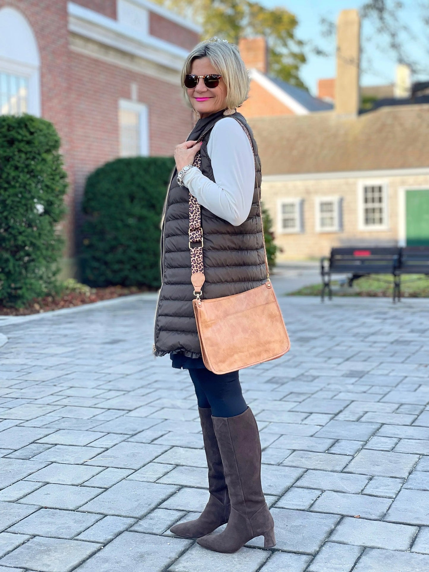 LULU-B OLIVE PUFFER VEST