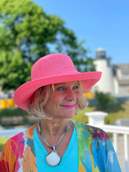 LULU-B BRIGHT CORAL HAT