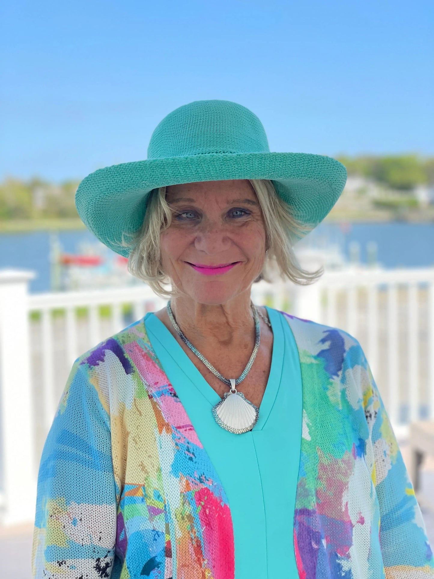 LULU-B SEAFOAM HAT