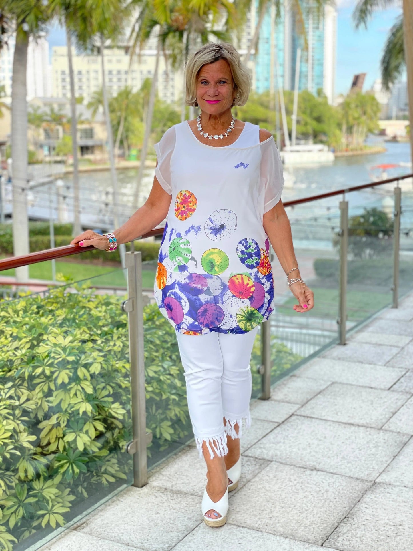 CHIFFON WHITE BLOUSE