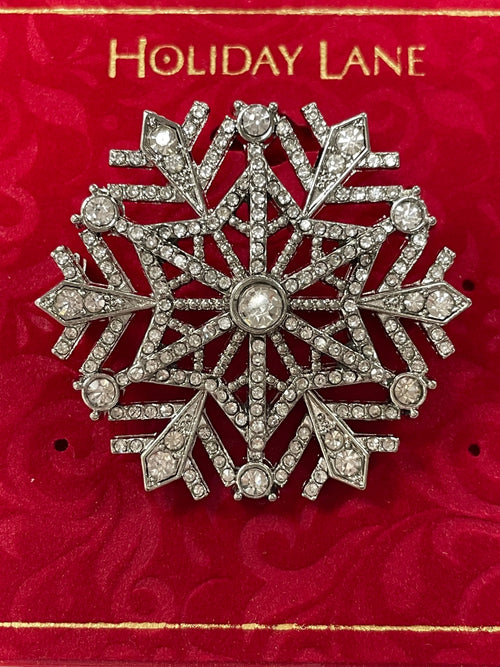 HOLIDAY SNOWFLAKE PIN