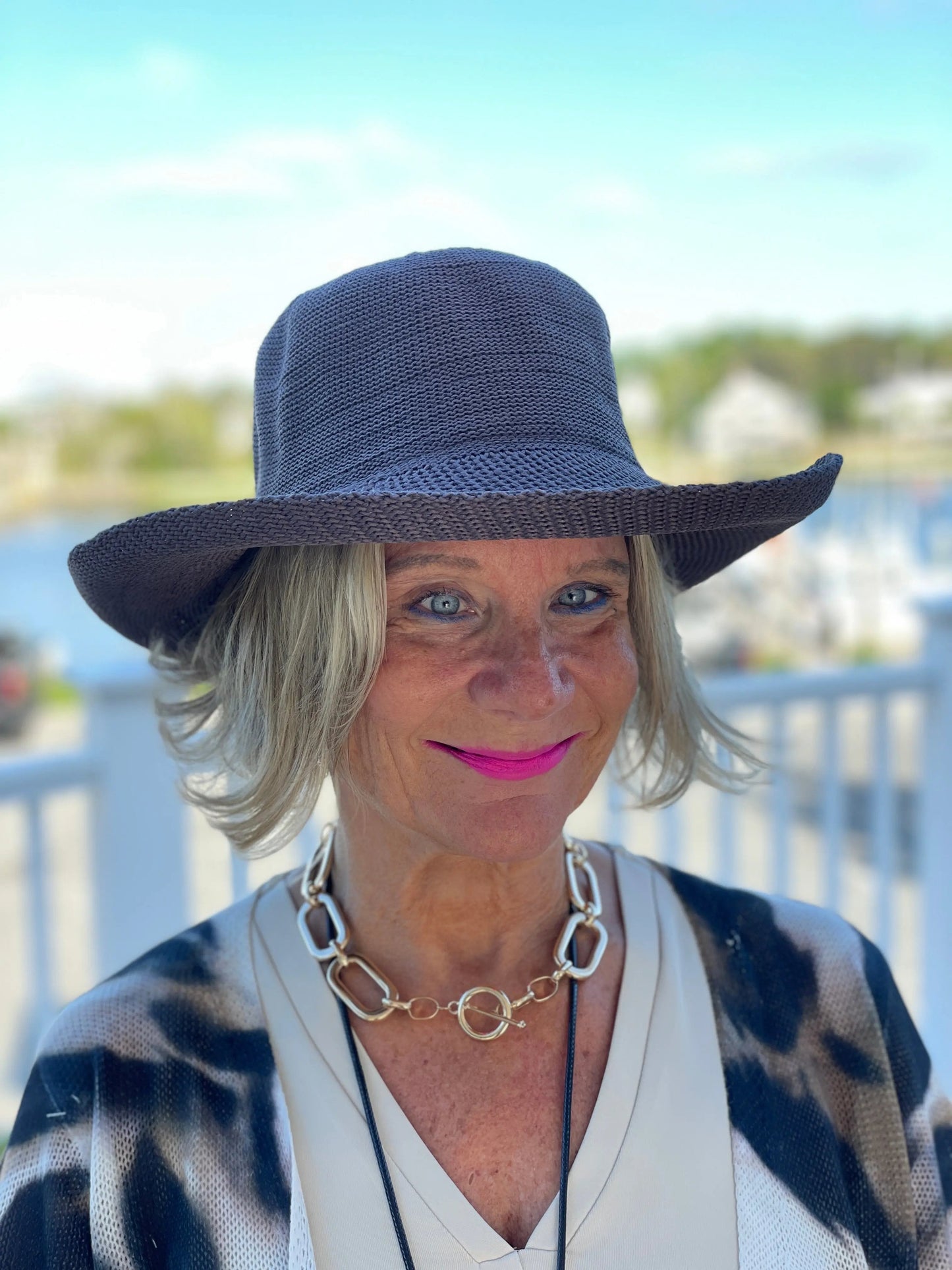 LULU B BROWN HAT