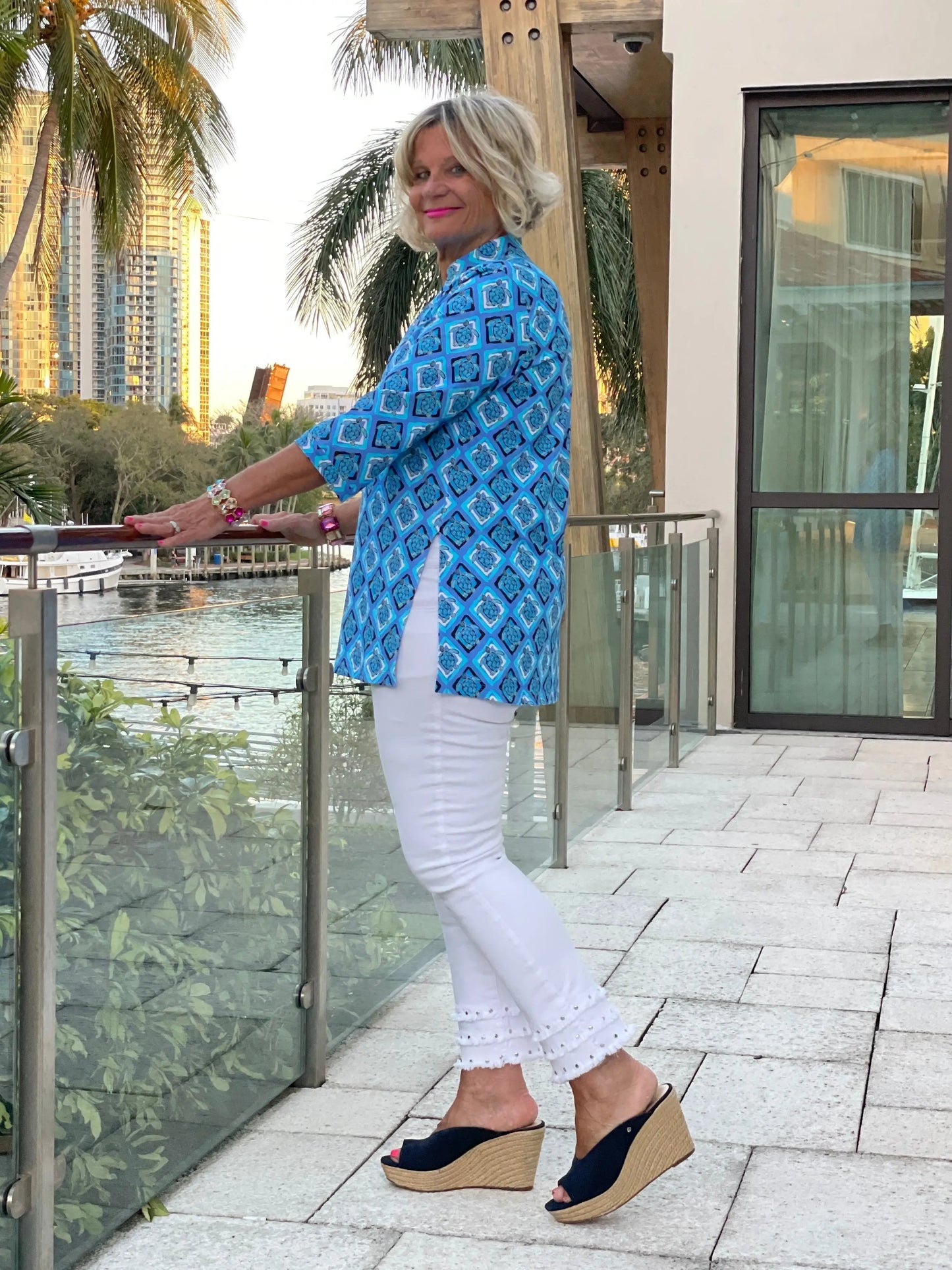 BAHAMA BLUE TUNIC