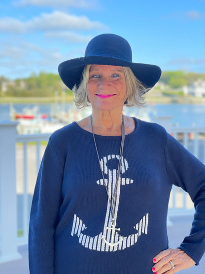 LULU-B NAVY HAT