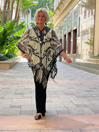 FOLLOW YOUR HEART BURNOUT 7 WAY SCARF