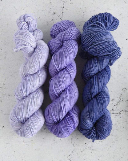 Destination Yarn fingering weight yarn Passport Jacaranda Tree - Dark