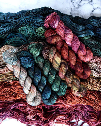 Destination Yarn fingering weight yarn Kaibab National Forest