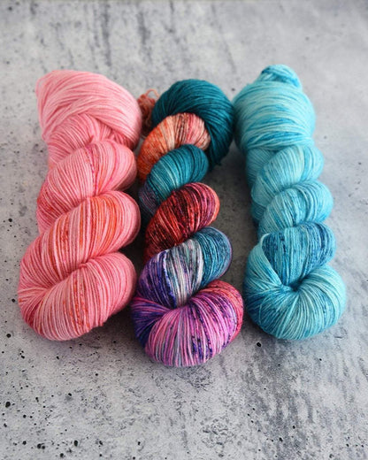 Destination Yarn fingering weight yarn Lagoon
