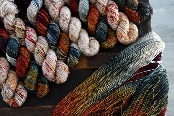 Destination Yarn fingering weight yarn Little Miami River