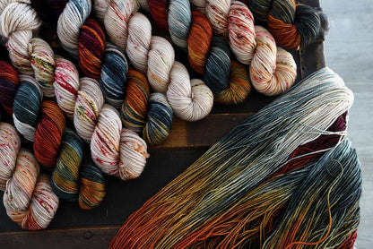 Destination Yarn fingering weight yarn Little Miami River