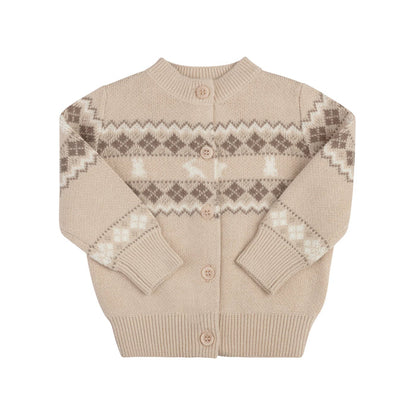 Looms Fair Isle Collection Baby Cardigan