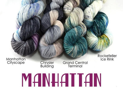 Destination Yarn fingering weight yarn Manhattan Cityscape