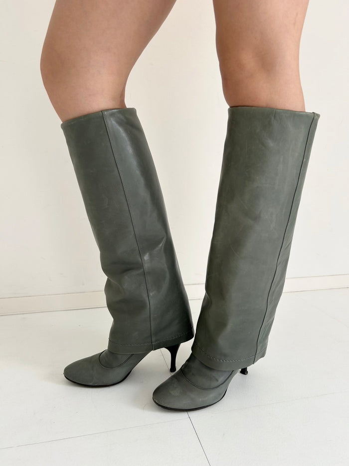 Marc Jacobs green boots