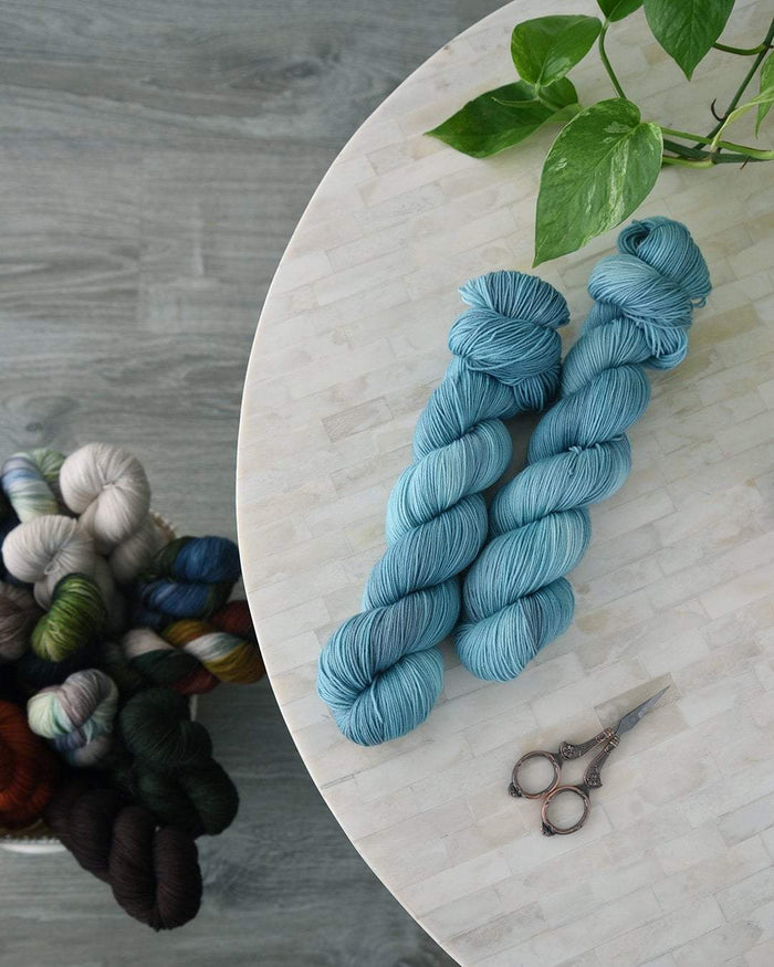 Destination Yarn fingering weight yarn Mediterranean Set- dyed to order