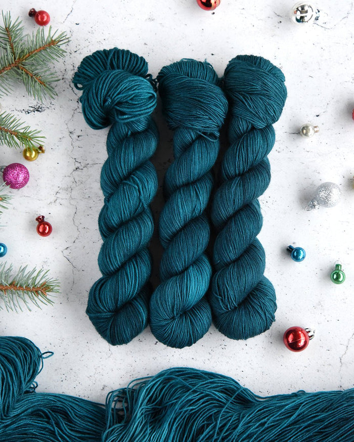 Destination Yarn fingering weight yarn Midnight Clear