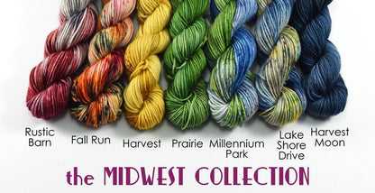 Destination Yarn Knitting Kit Midwest Collection FULL SKEIN SET