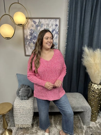 Winnie Women's Relaxed Hi Lo Sweater