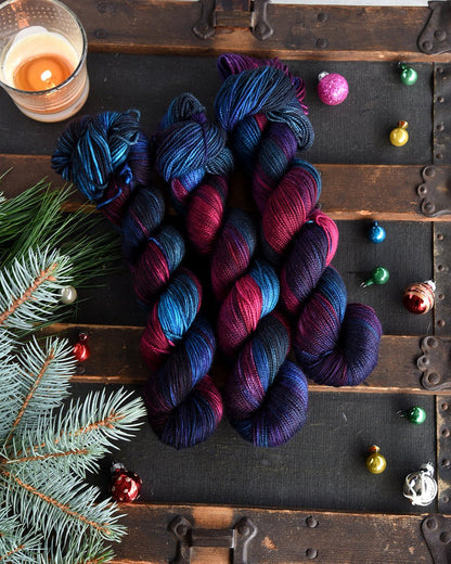 Destination Yarn fingering weight yarn Modern Maximalist Pair