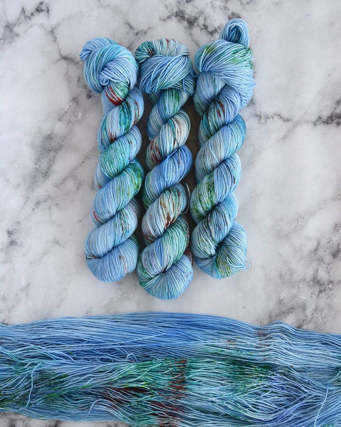 Destination Yarn fingering weight yarn Monet's Garden - dyed to order