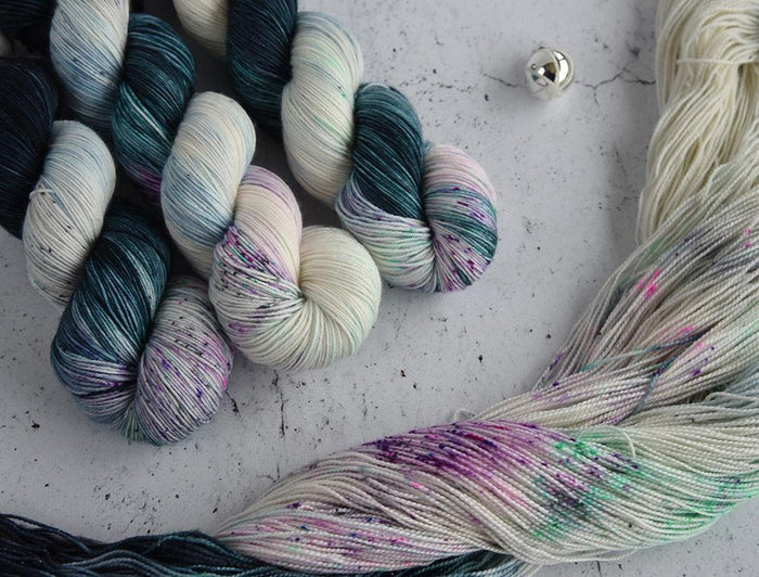 Destination Yarn fingering weight yarn North Pole