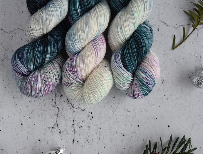 Destination Yarn fingering weight yarn North Pole