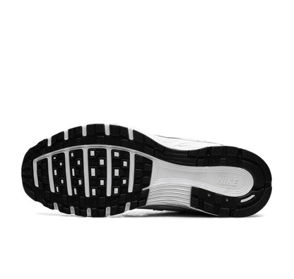 Nike P-6000 White Metallic Silver Black