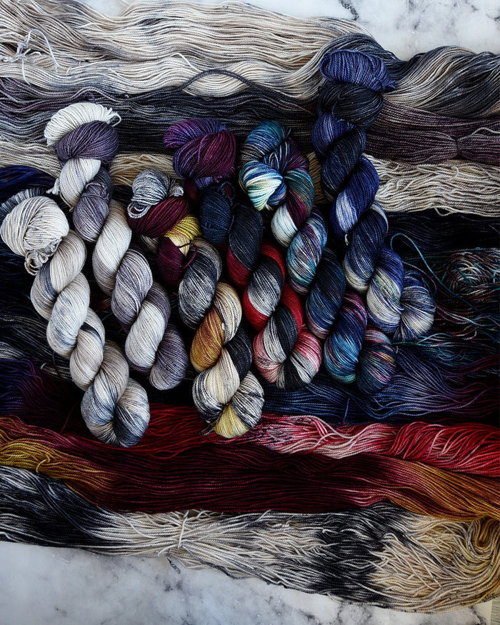Destination Yarn fingering weight yarn PARIS Collection Variegated Colorways Set