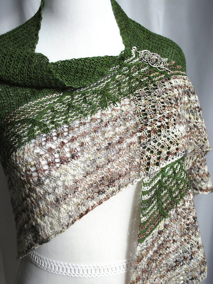 Destination Yarn Knitting Kit Pendean Shawl Kit