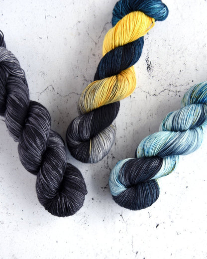 Destination Yarn fingering weight yarn PITTSBURGH AT NIGHT