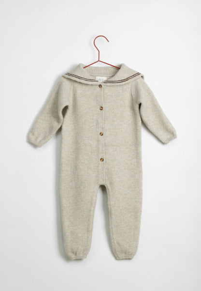 Please Mom Wheat Sailor Romper