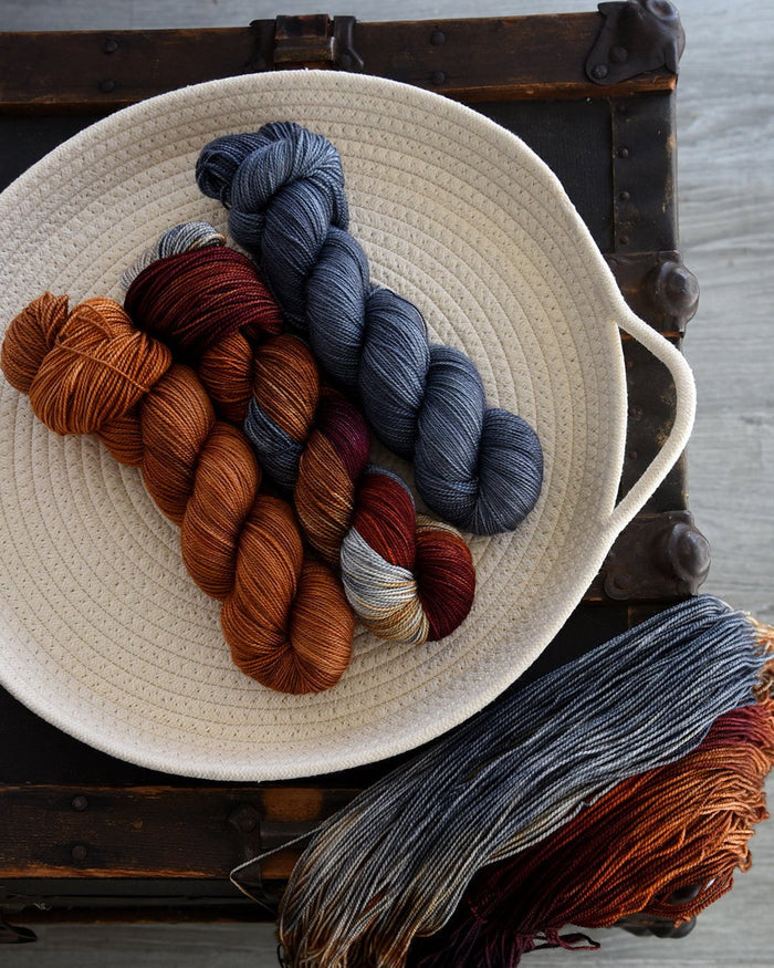 Destination Yarn fingering weight yarn Rain in the Catskills