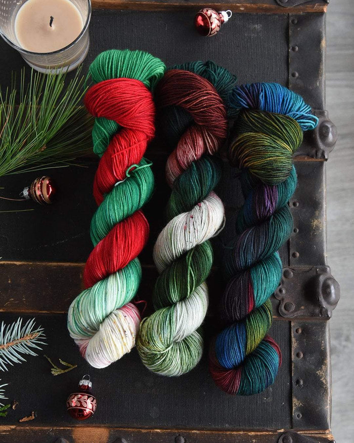 Destination Yarn fingering weight yarn Ralphie's House