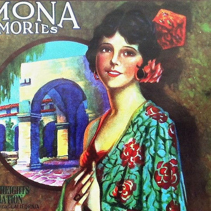 RAMONA MEMORIES Citrus Crate Box Label