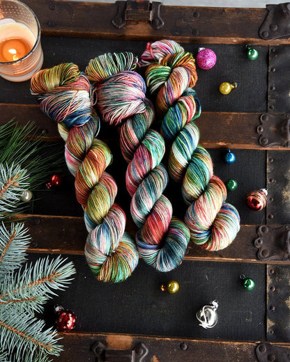 Destination Yarn fingering weight yarn Retro Lights