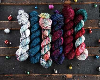 Destination Yarn fingering weight yarn Retro Lights
