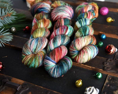 Destination Yarn fingering weight yarn Retro Lights