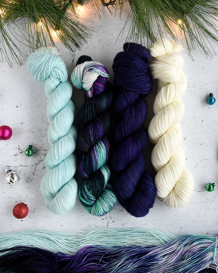 Destination Yarn fingering weight yarn Rockefeller Ice Rink