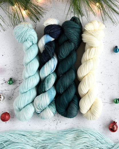 Destination Yarn fingering weight yarn Rockefeller Ice Rink