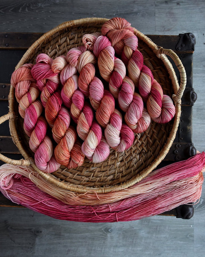Destination Yarn fingering weight yarn Sailor's Delight