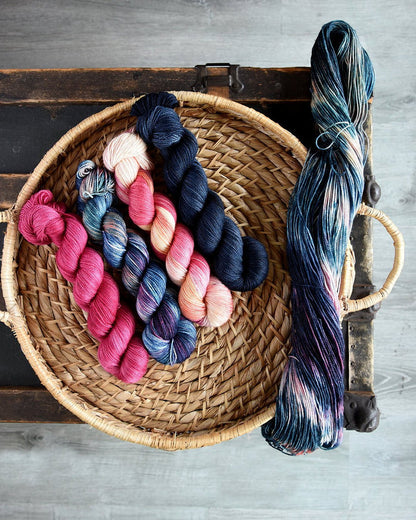 Destination Yarn fingering weight yarn Sailor's Delight