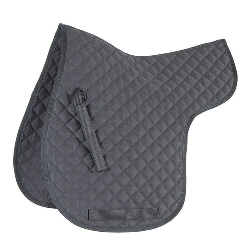 Shires Arma Lite Saddle shaped numnah- Black- Pony/Cob