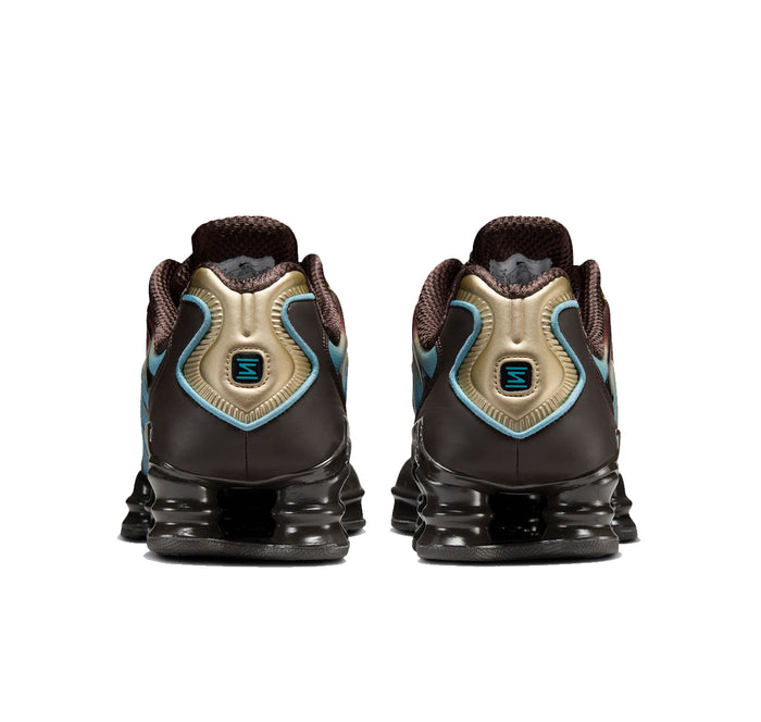 Nike Shox TL Velvet Brown Denim Turquoise