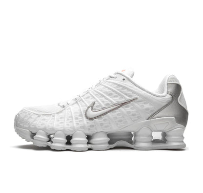 Nike Shox TL White Metallic Silver Max Orange